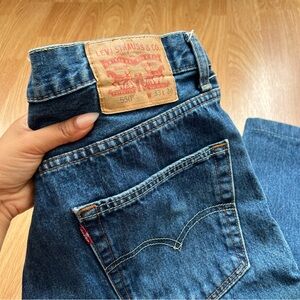 Levi's Blue Straight Jeans 550 33 x 34 (0014)